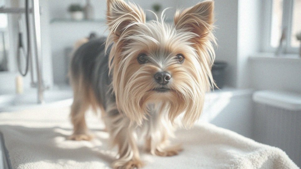 Czy Yorkshire terrier ma włosy czy sierść?