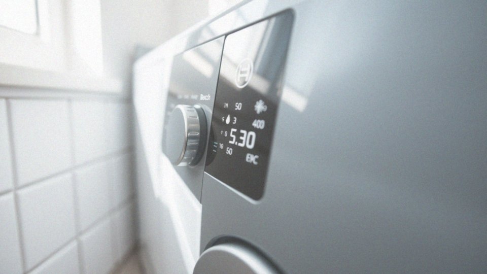 Jakie symbole dotyczą temperatury wody w pralce Bosch?
