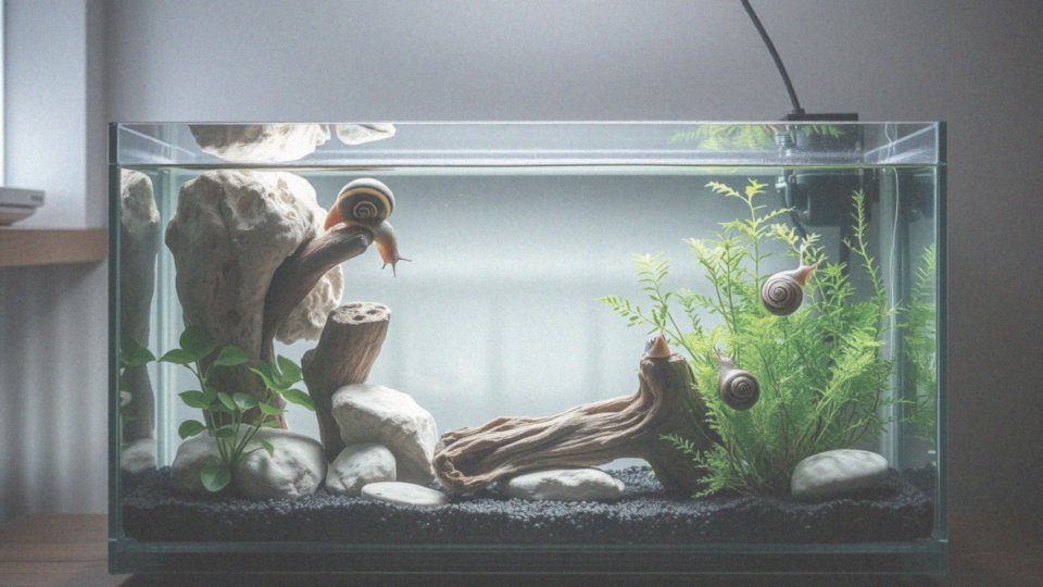 Jakie ślimaki można hodować w akwarium 30l?